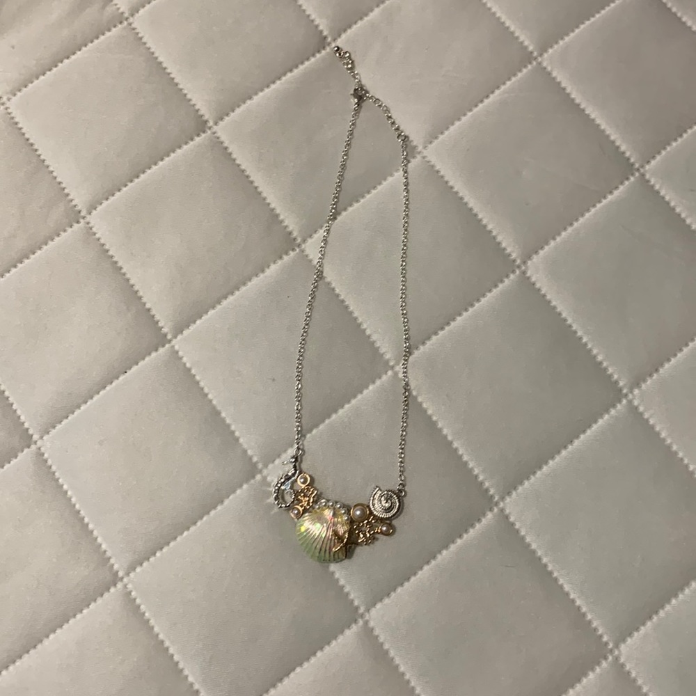Justice seashell necklace